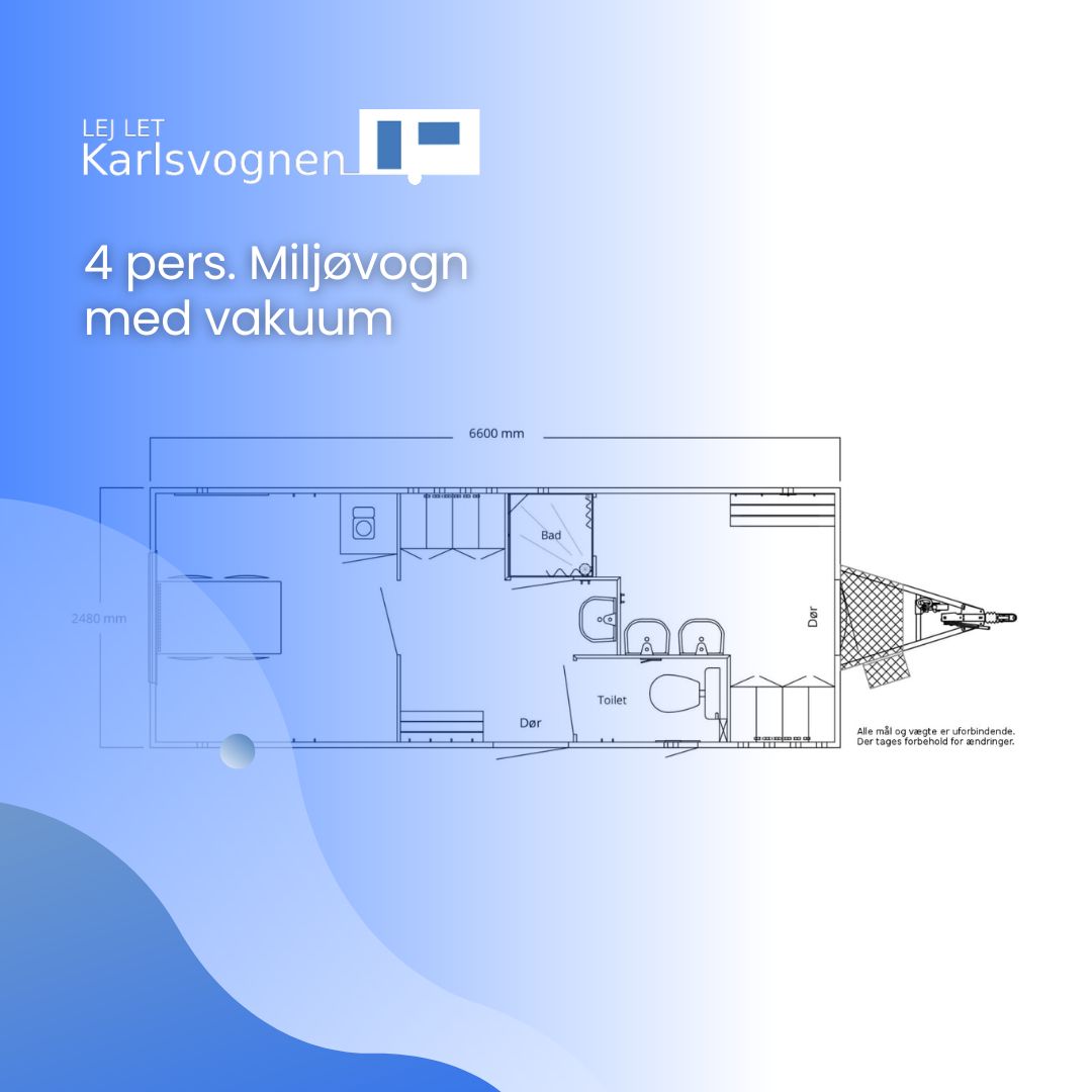4 pers. miljøvogn 660 vakuum