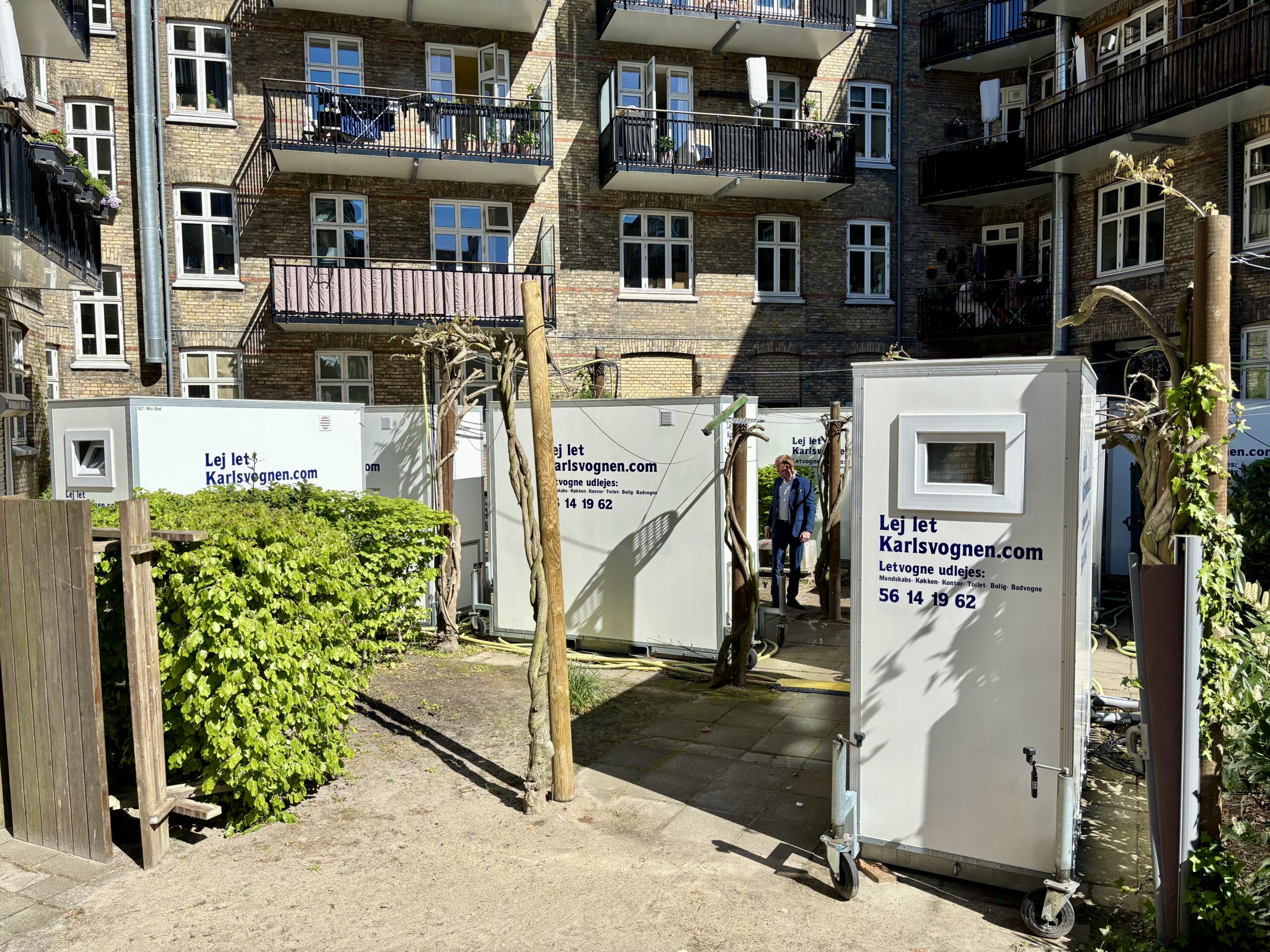 Toilet- og badevogne til badeværelsesrenovering